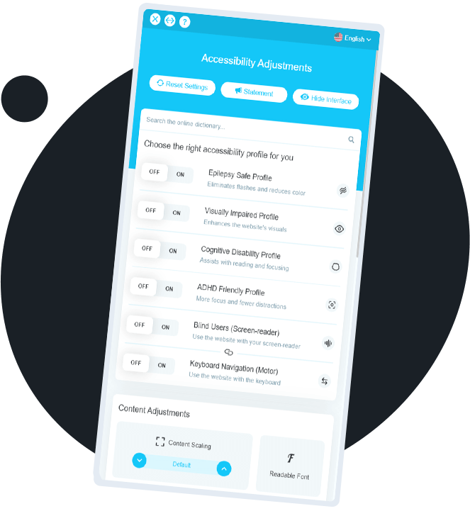 Web Accessibility and ADA Website Compliance by Blissbranding Agency - great interface