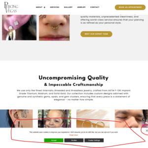 Website Updates - Compliance Addition